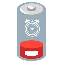 alarm clock and low battery