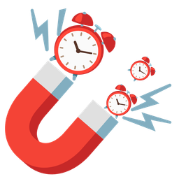 alarm clock and magnet