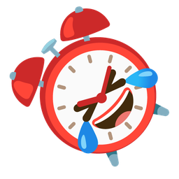 Alarm clock and Rolling on the floor laughing