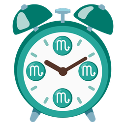 alarm clock and Scorpio