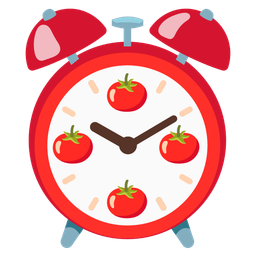 alarm clock and tomato