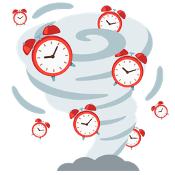 alarm clock and tornado