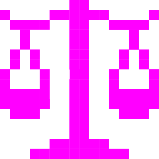 Alien monster and Balance scale