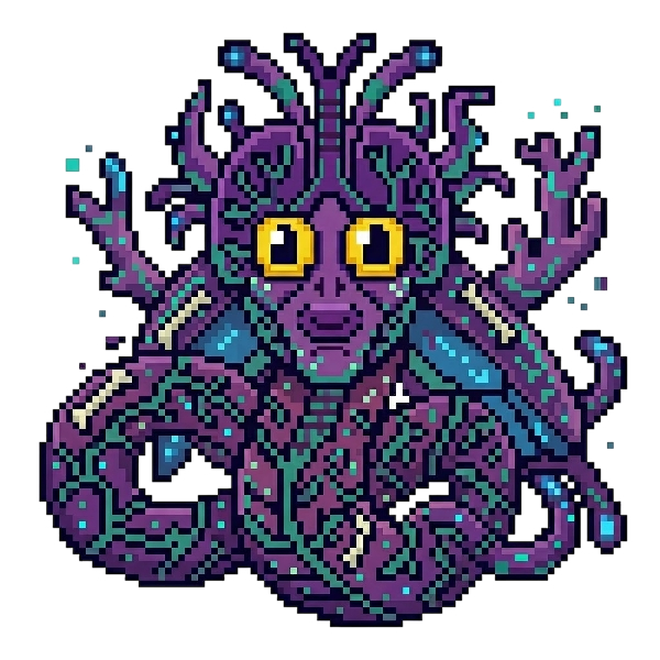 Alien monster and Beetle