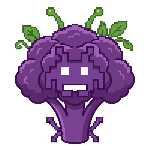 Alien monster and Broccoli