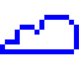 alien monster and cloud