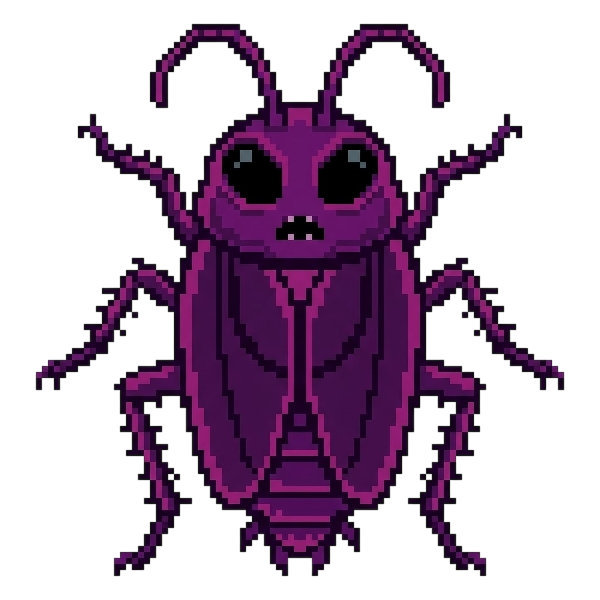 Alien monster and Cockroach