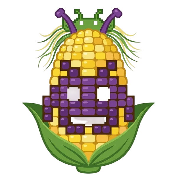 Alien monster and Ear of corn