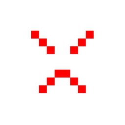 alien monster and enraged face