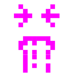 alien monster and face vomiting