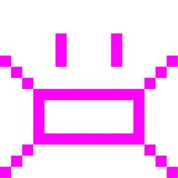 alien monster and face with medical mask