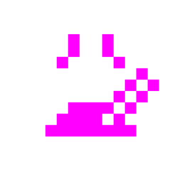 alien monster and face with thermometer