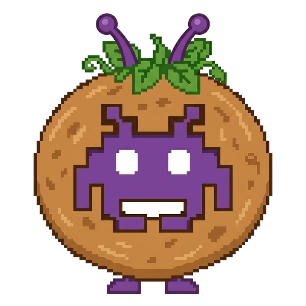 Alien monster and Flatbread