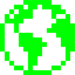 alien monster and globe showing Europe-Africa