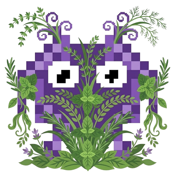 Alien monster and Herb