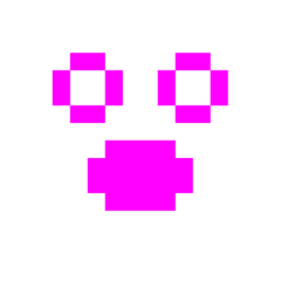 alien monster and hushed face