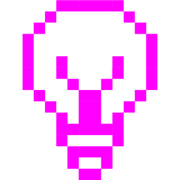 alien monster and light bulb