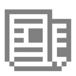 alien monster and newspaper