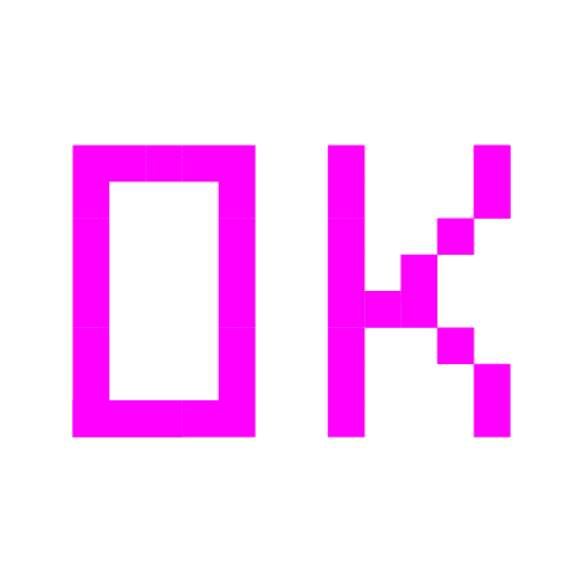 Alien monster and OK button