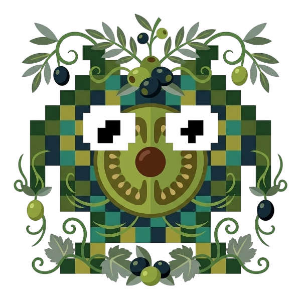 Alien monster and Olive