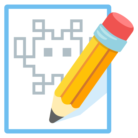 Alien monster and Pencil