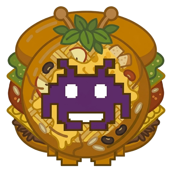 Alien monster and Pot of food