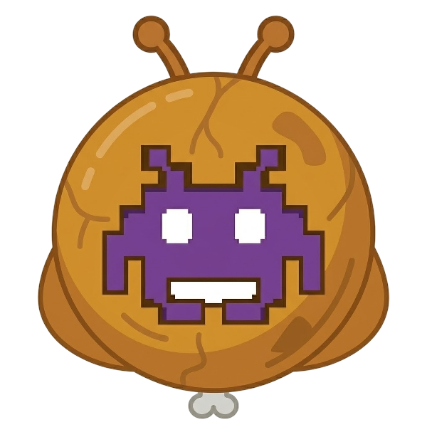 Alien monster and Poultry leg