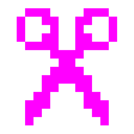 Alien monster and Scissors