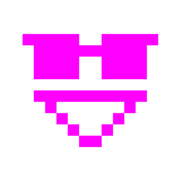 alien monster and smiling face with sunglasses