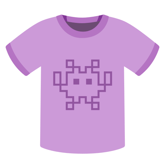 Alien monster and T-shirt