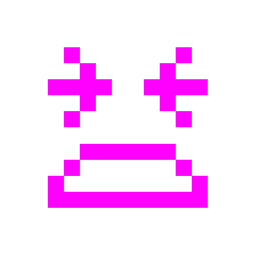 alien monster and tired face