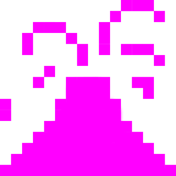 alien monster and volcano