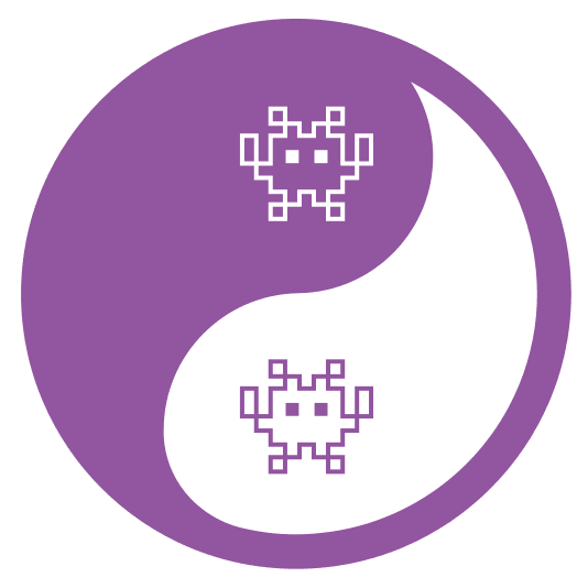 Alien monster and Yin yang