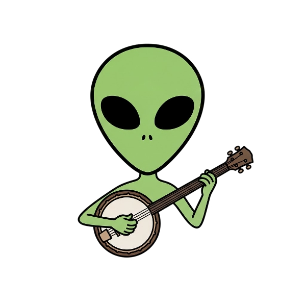 Alien and Banjo