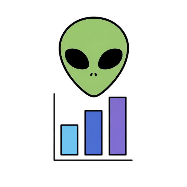 Alien and Bar chart
