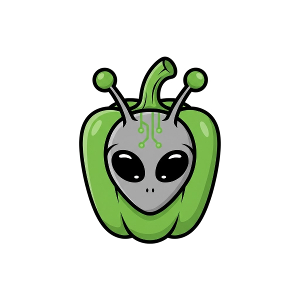 Alien and Bell pepper