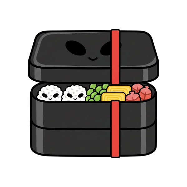 Alien and Bento box