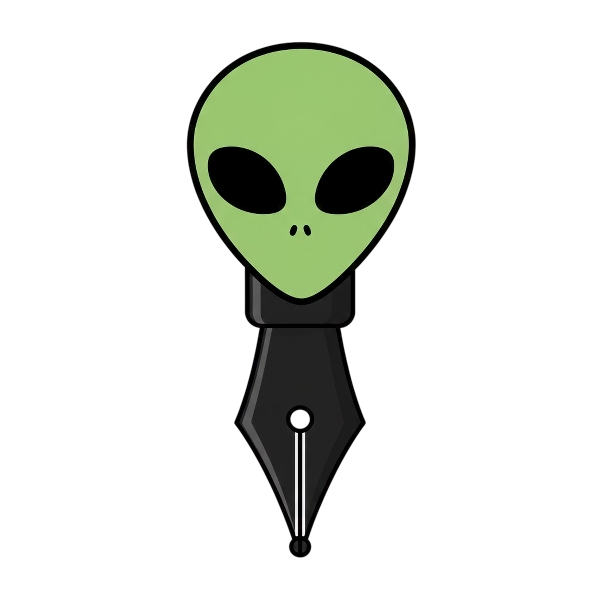 Alien and Black nib