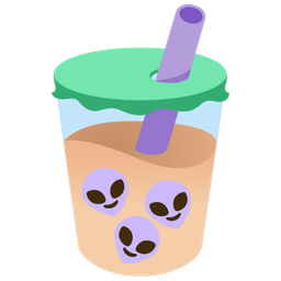 alien and bubble tea