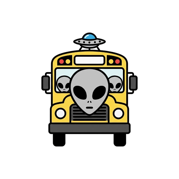Alien and Bus