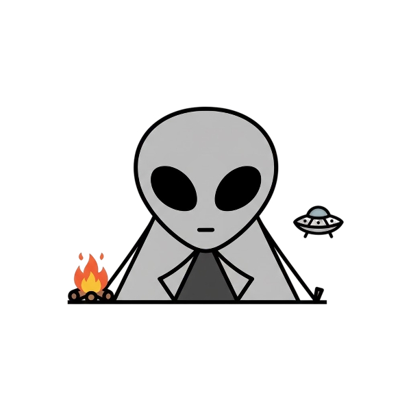 Alien and Camping