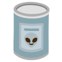 alien and canned food