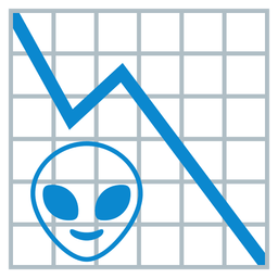 alien and chart decreasing