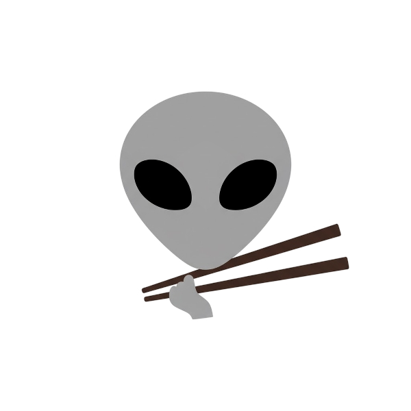 Alien and Chopsticks