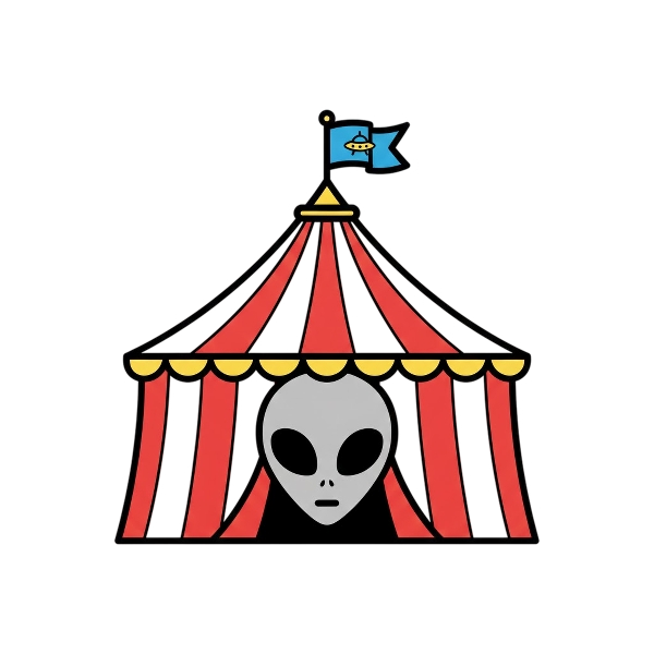 Alien and Circus tent