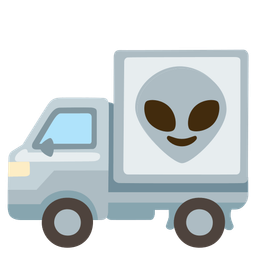 alien and delivery truck