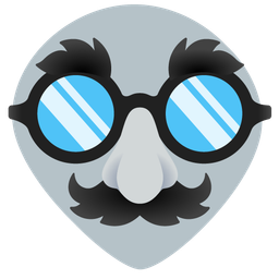 alien and disguised face