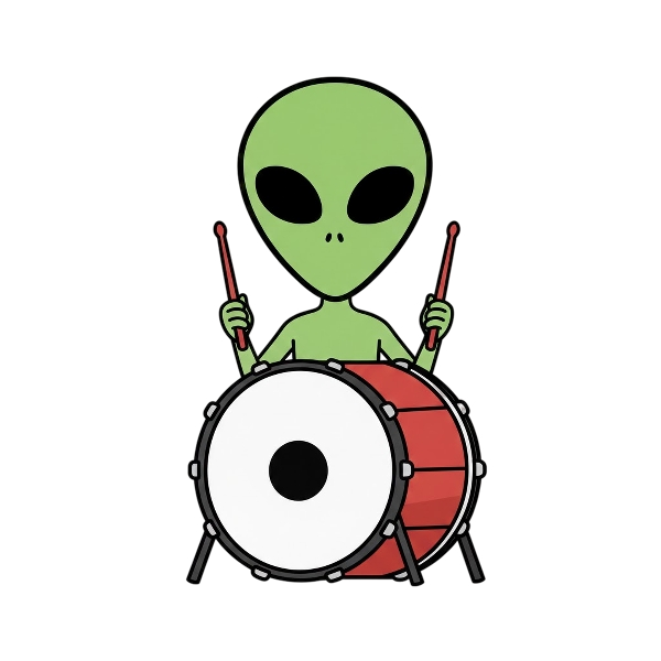 Alien and Drum