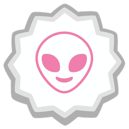 alien and fish cake with swirl