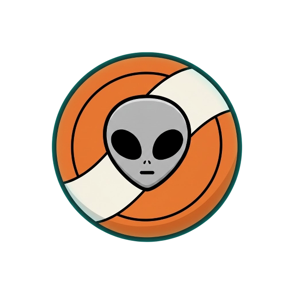 Alien and Flying disc